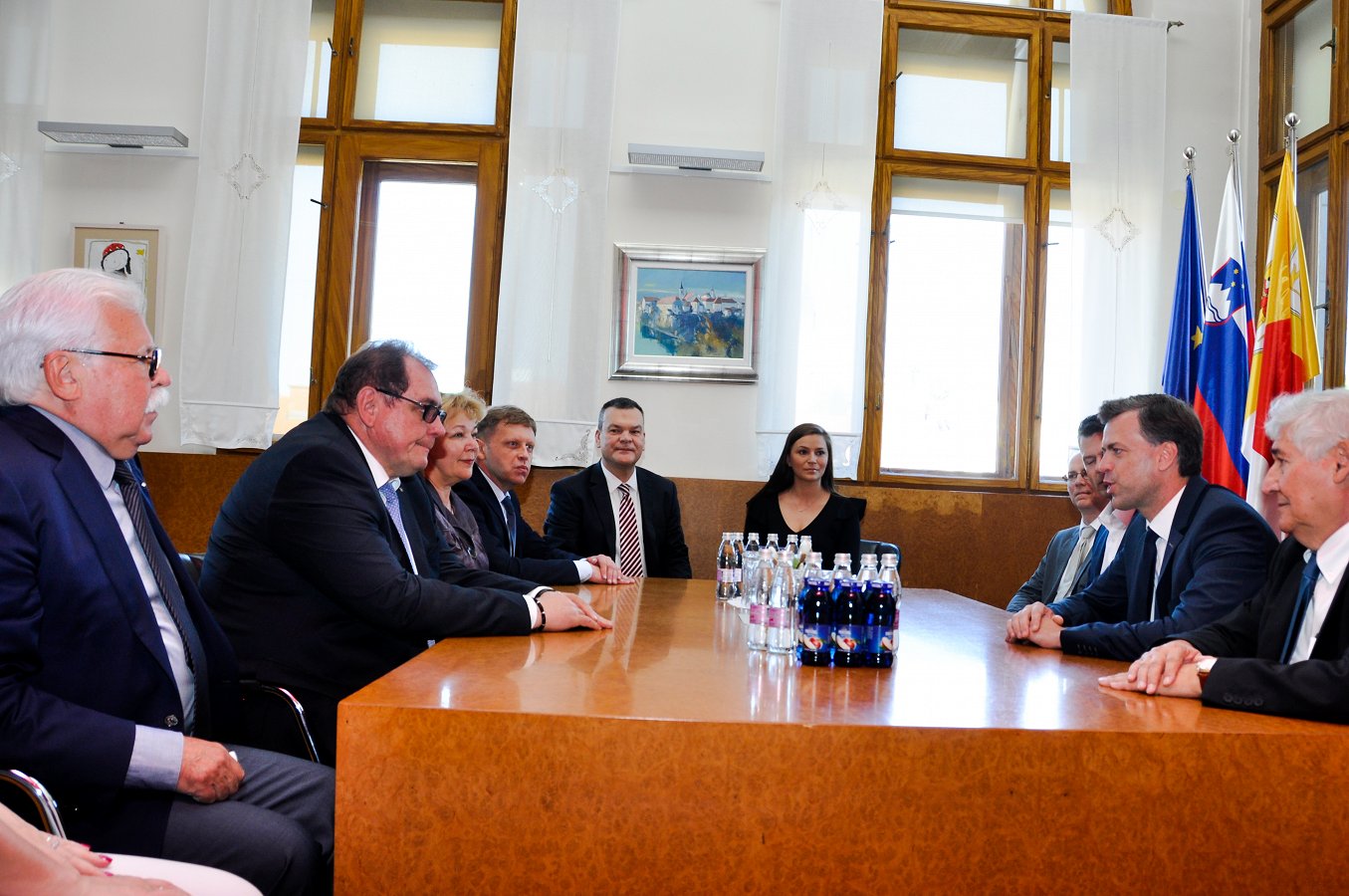 Gospodarska delegacija ruske avtomobilske prestolnice skupaj z županom Gregorjem Macedonijem