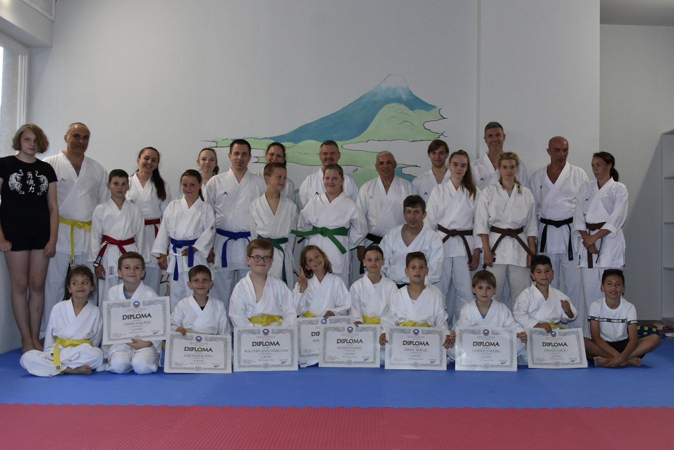 Člani Karate kluba Novo mesto