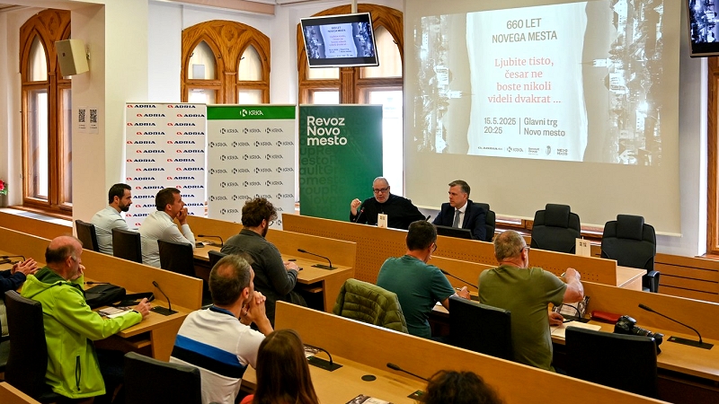 novinarska konferenca Osrednja slovesnost ob 660. obletnici ustanovitve Novega mesta