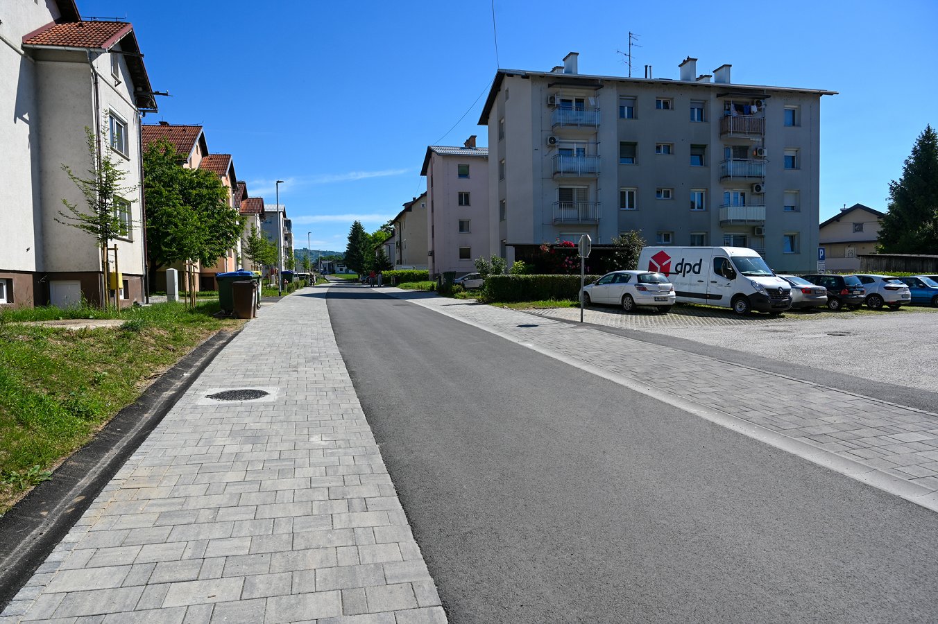 Prenovljena Vavpotičeva ulica Prenovljena Vavpotičeva ulica prijaznejša stanovalcem