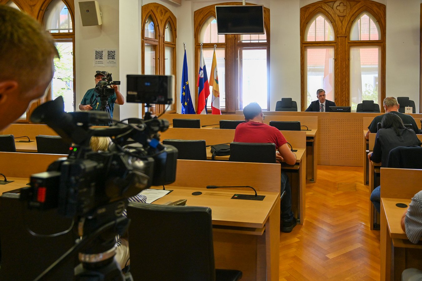 redna novinarska konferenca Novomeška jesen v znamenju investicij v mestnem jedru