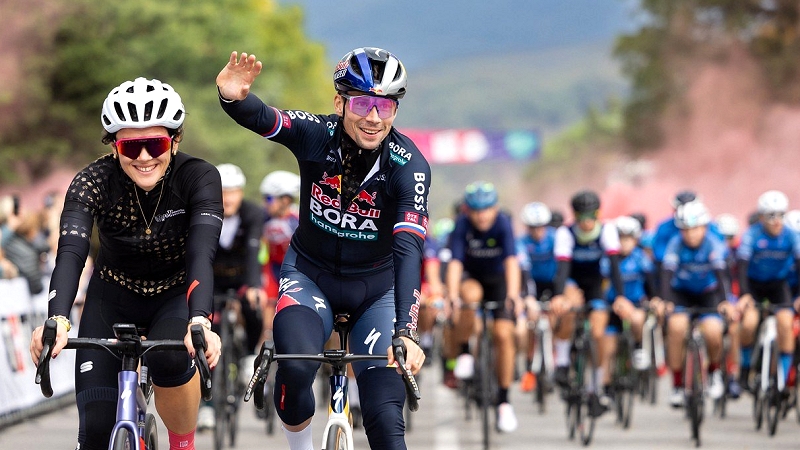 Primoz Roglic Dobrodelni Zlati krog s Primožem Rogličem prihaja v našo občino