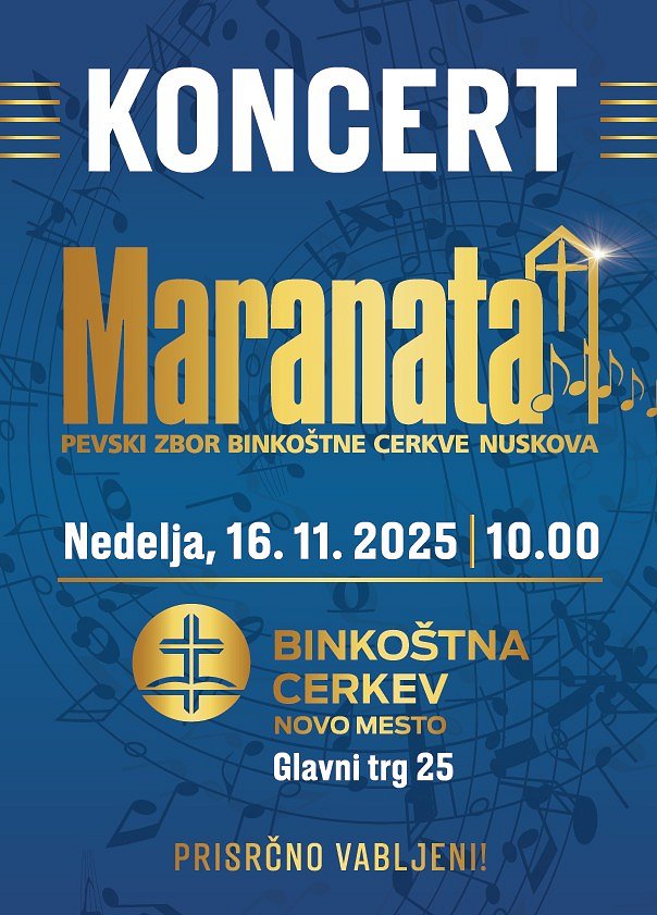 Maranata-plakat Maranata-plakat