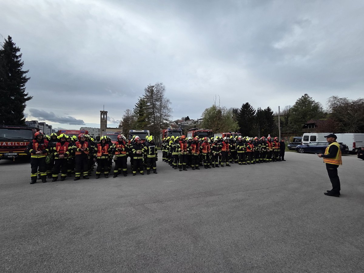 občinska gasilska vaja