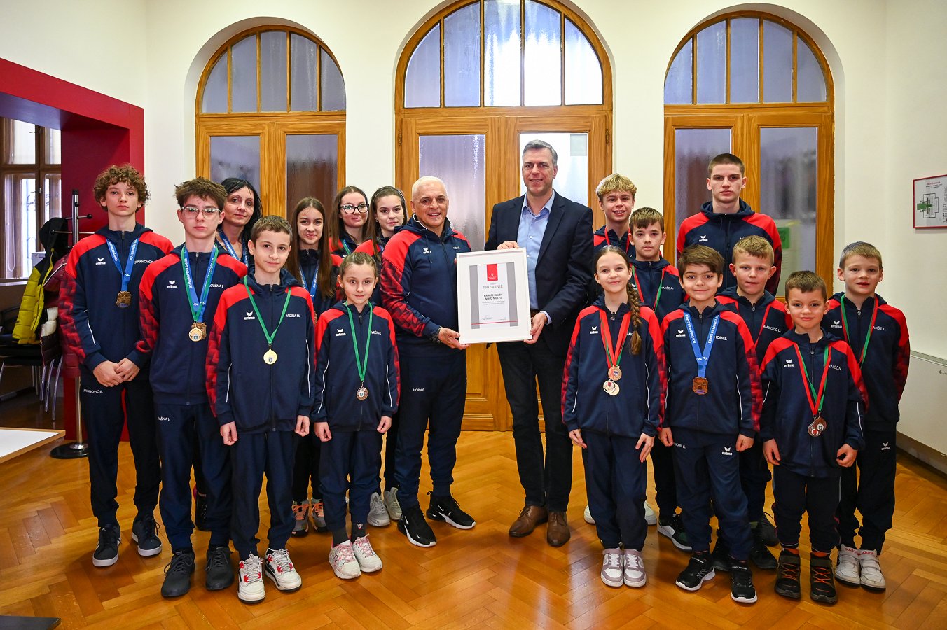  Sprejem članov Karate kluba Novo mesto 