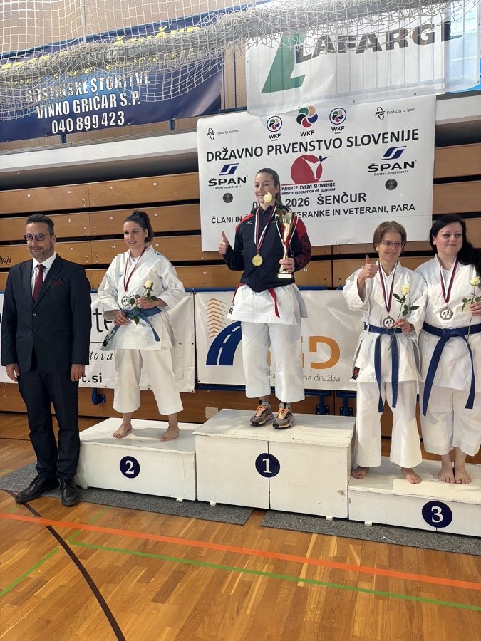  Dva naslova državnih prvakov za Karate klub Novo mesto