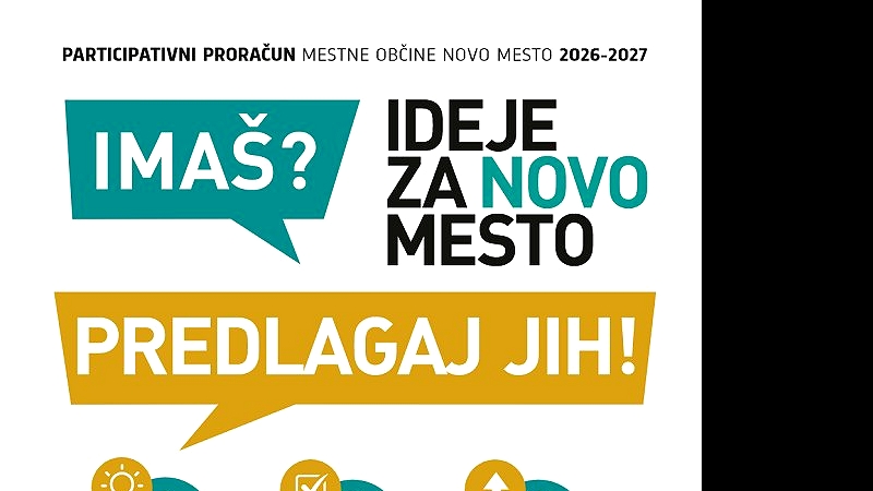  Participativni proračun - predlagajte!