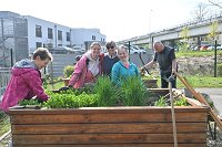 Skupinska fotografija prostovoljcev