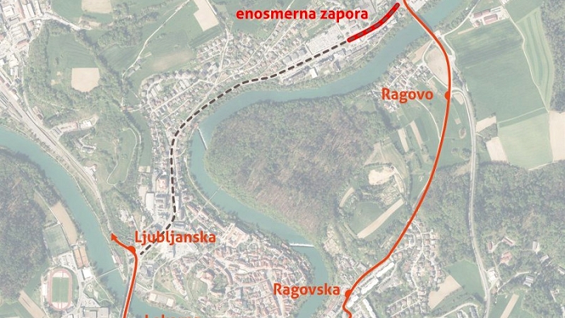 Obvoz Seidlove ceste Zaradi del na Seidlovi cesti spremembe v mestnem potniškem prometu