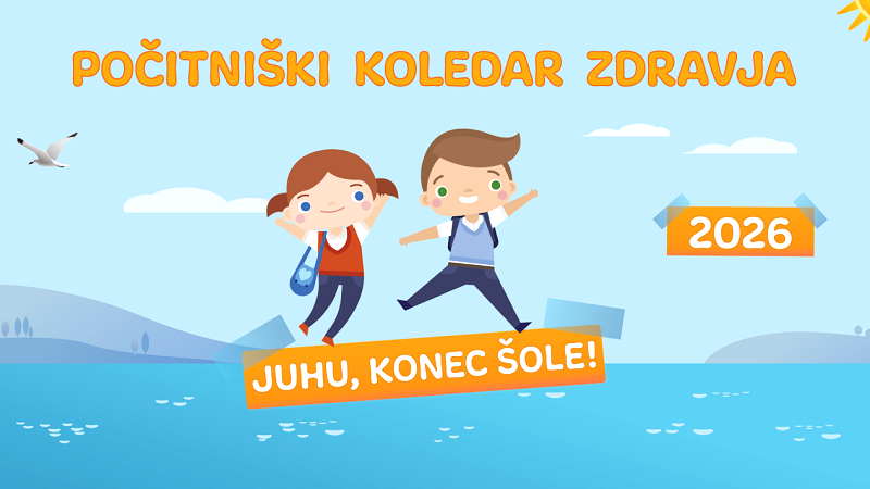  Počitniški koledar zdravja - skupaj za zdrave počitnice