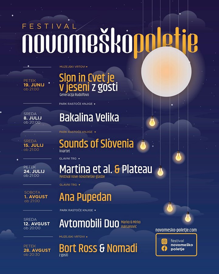 festival novomeško poletje nastopajoči