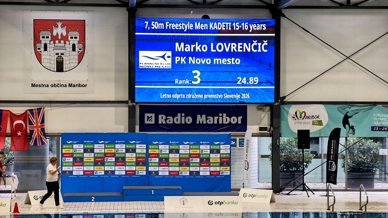 Državno plavalno prvenstvo Mladi plavalci Novega mesta z bronasto medaljo na državnem prvenstvu