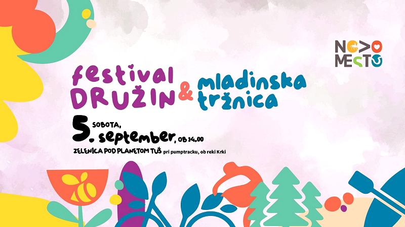  Festival družin v Novem mestu - pestro dogajanje za vse generacije