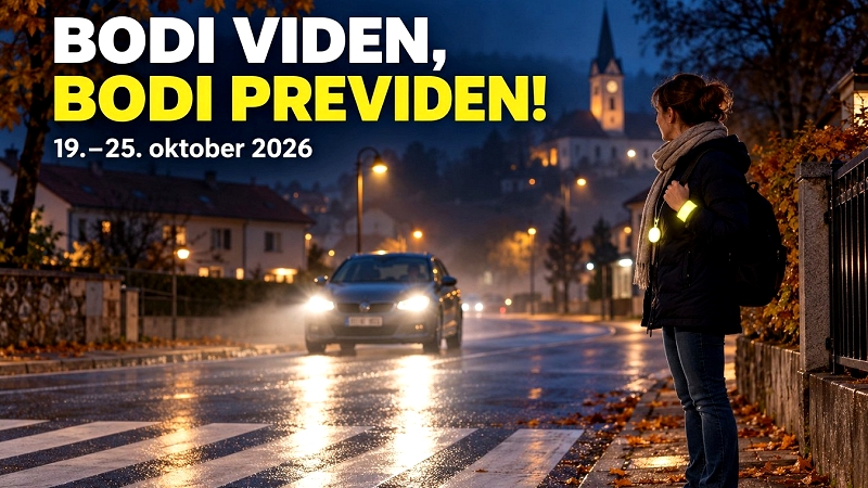 Plakat Naj vas tema ne skrije - bodi viden, bodi previden!