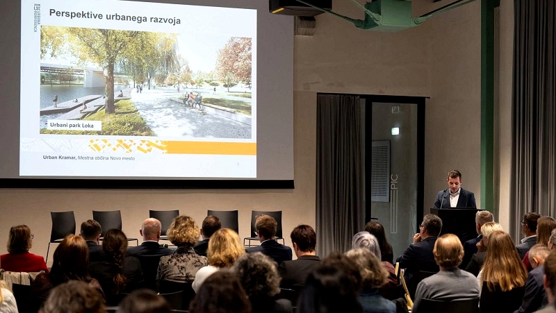 Podžupan Urban Kramar Podžupan Urban Kramar na Urbani konferenci 2026 v Novi Gorici
